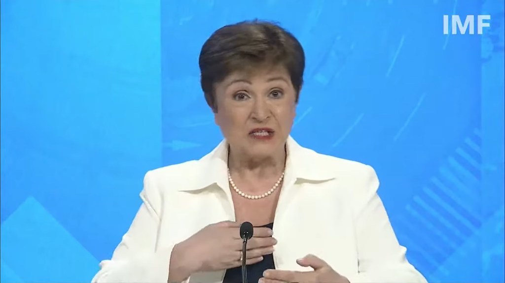 国际国币基金组织总裁克里斯塔利娜 • 格奥尔基耶娃